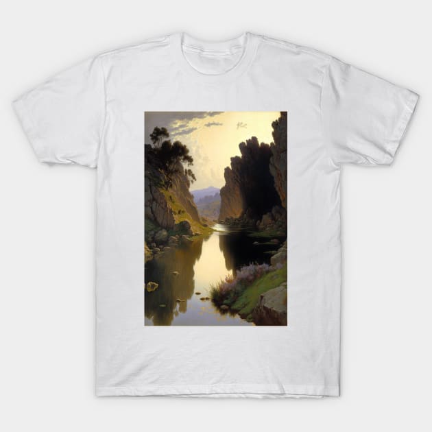 Pre Raphaelite landscape artists T-Shirt by faewildlingart